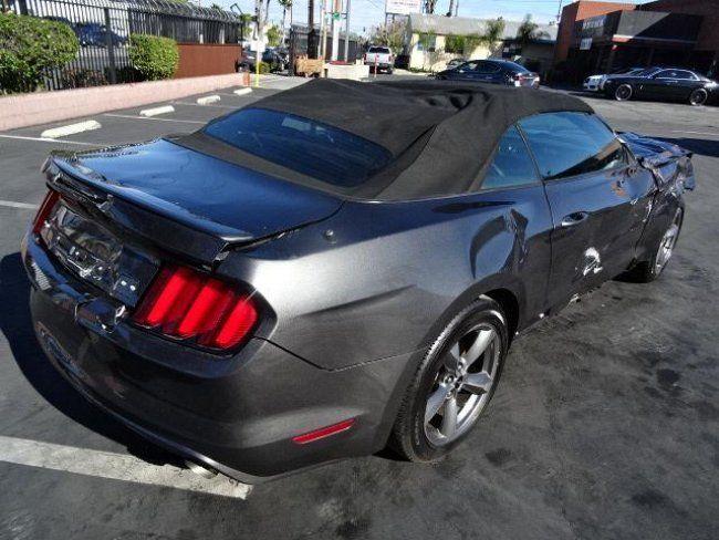 2015 Ford Mustang V6 Convertible Wrecked Project For Sale In Gardena