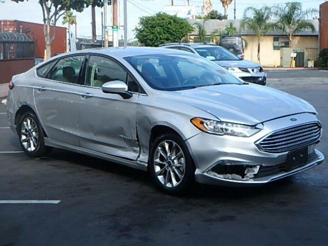 equipped 2017 Ford Fusion Hybrid SE repairable for sale