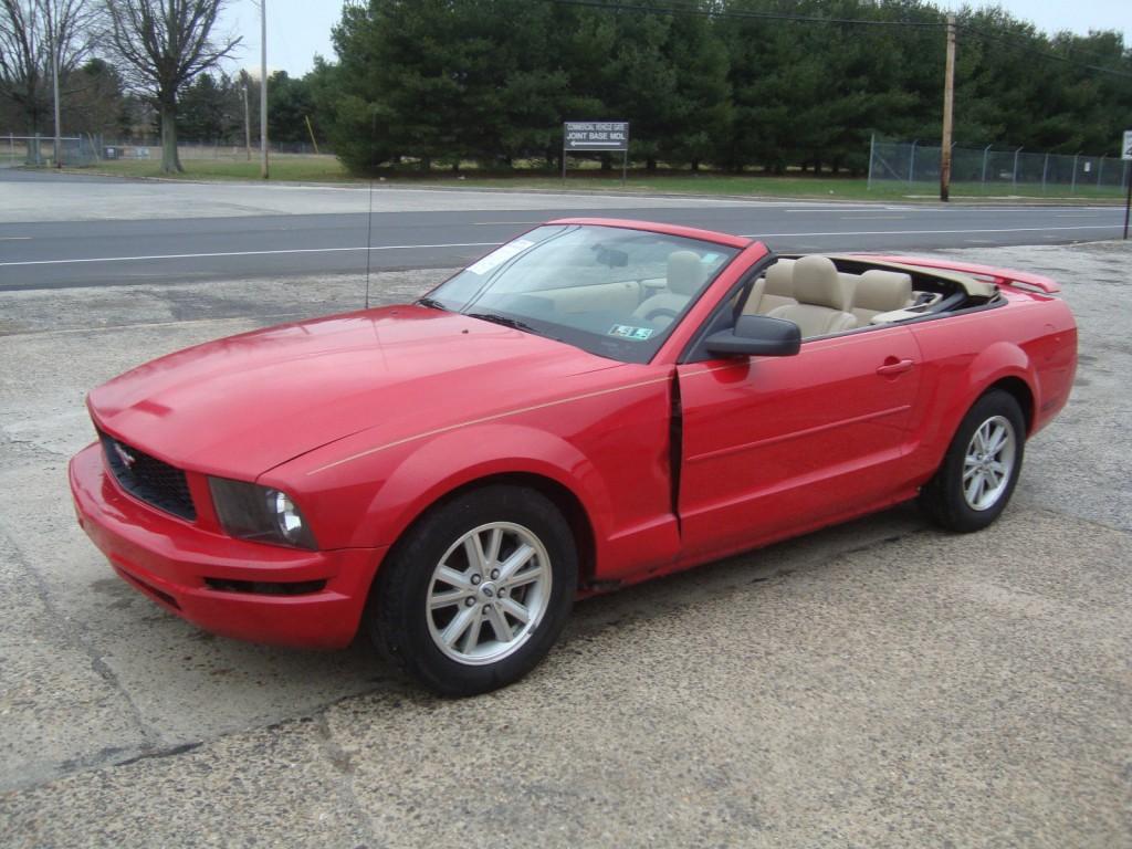 2006 Ford Mustang Convertible V6 Rebuilt Salvage