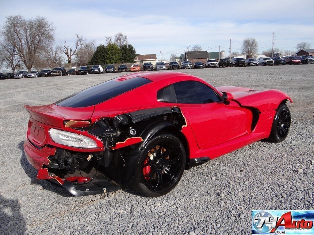 2013 Dodge Viper SRT Wrecked
