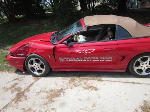 1994 Ford Mustang Cobra Convertible Indy Pace Car for Repair or Parts for sale