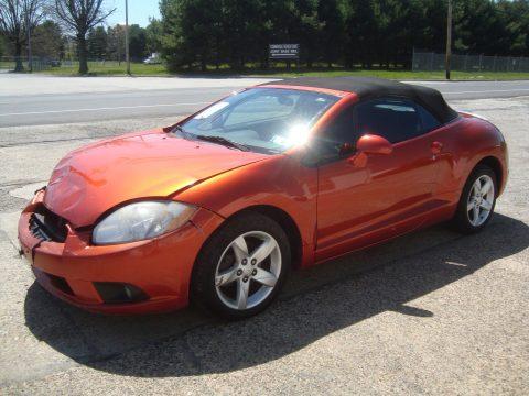 Lightly damaged 2009 Mitsubishi Eclipse Spyder GS Convertible Rebuildable Repairable for sale