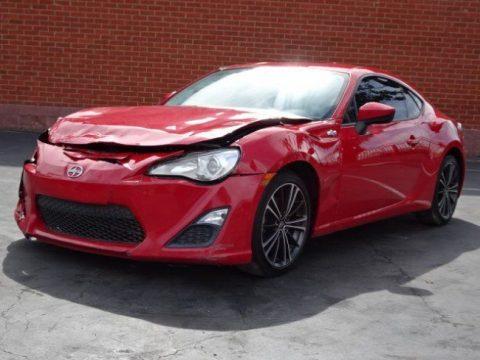 Damaged front clip 2015 Scion FR S Coupe 2 Door repairable for sale
