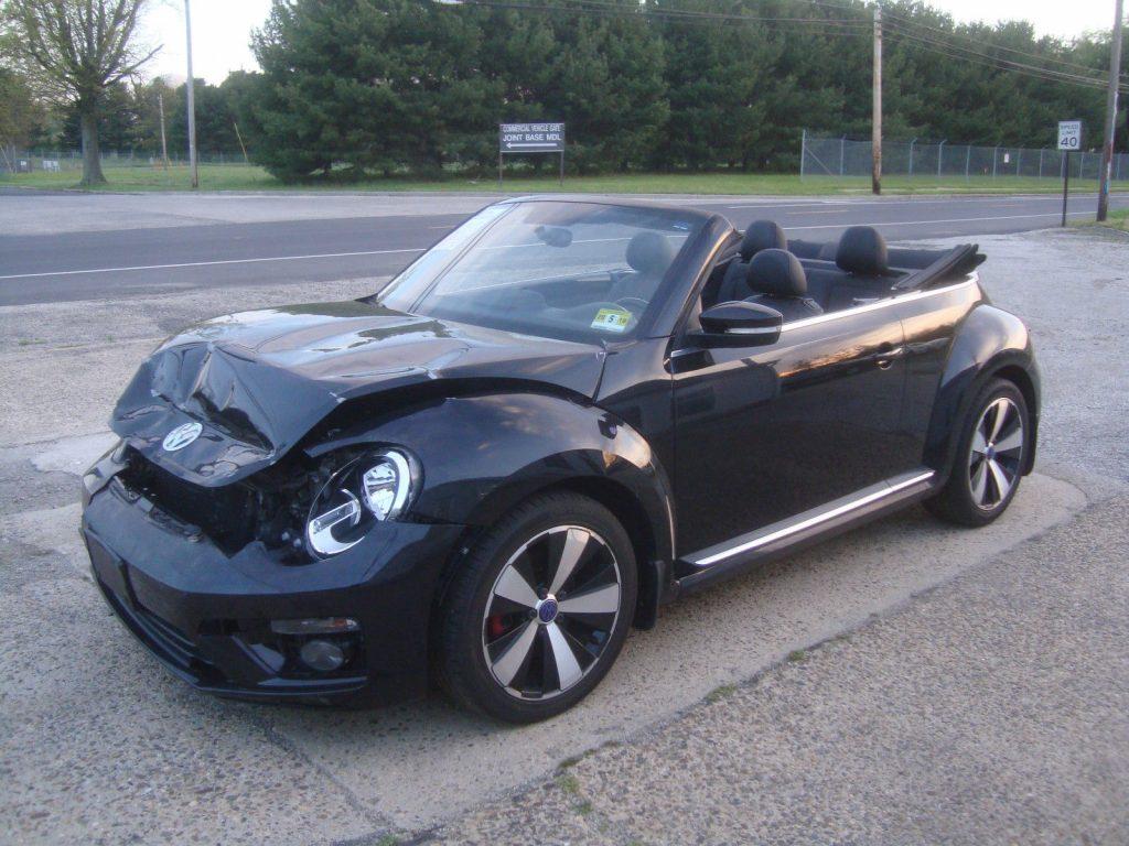 Easy front damage 2013 Volkswagen New Beetle Turbo Rebuildable Repairable