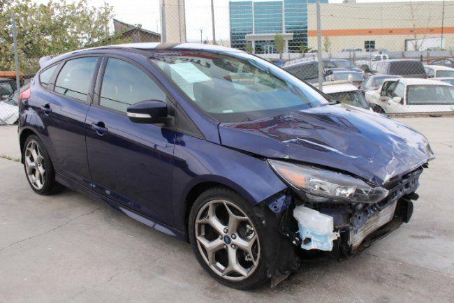 Front damage 2016 Ford Focus ST repairable