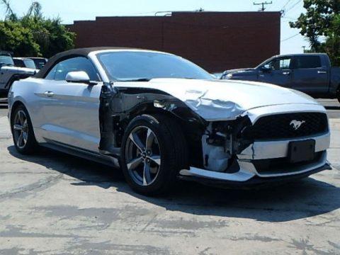 Fender damage 2016 Ford Mustang V6 Convertible repairable for sale