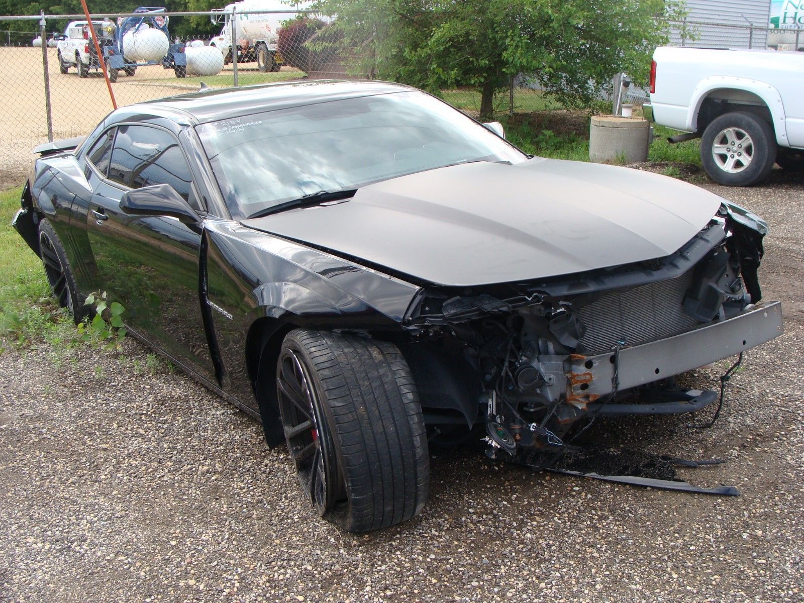 Frontal damage 2013 Chevrolet Camaro SS Coupe 2 Door repairable ...