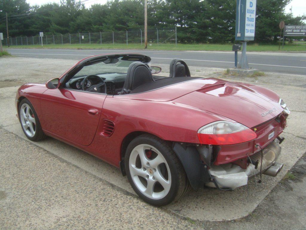 Well maintained 2003 Porsche Boxster S Rebuildable Repairable