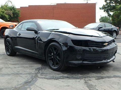 Loaded 2015 Chevrolet Camaro LS Coupe repairable for sale
