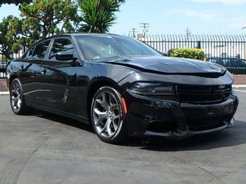 hemi engine 2015 Dodge Charger RT repairable for sale