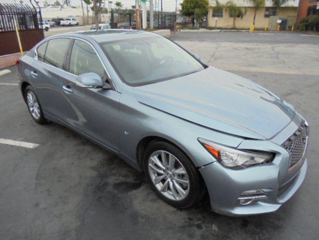 loaded with options 2015 Infiniti Q50 a repairable