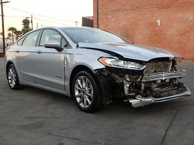 front hit 2015 Ford Fusion Hybrid SE repairable