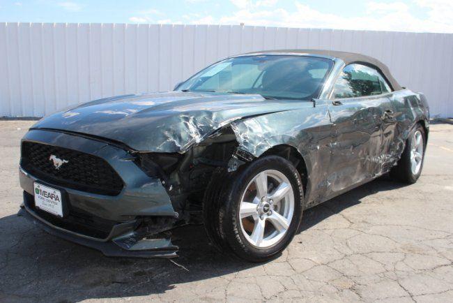 nice project 2016 Ford Mustang Convertible V6 repairable