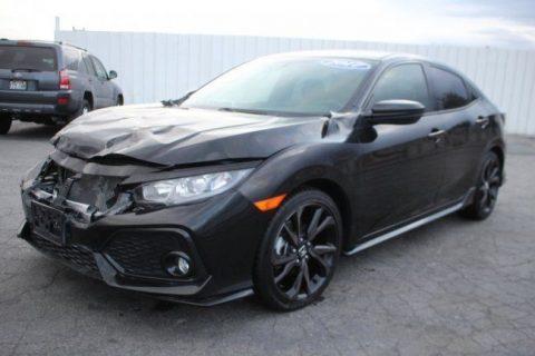 lots of options 2017 Honda Civic Sport Hatchback repairable for sale
