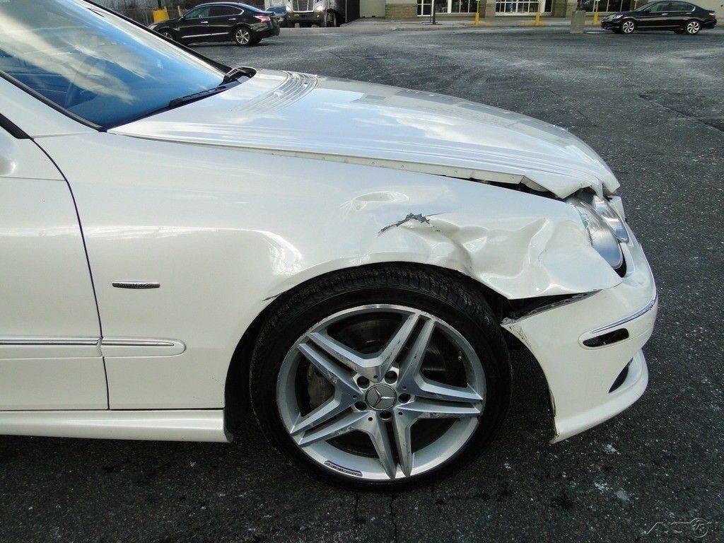 front damage 2009 Mercedes Benz CLK Class Clk350 Convertible repairable