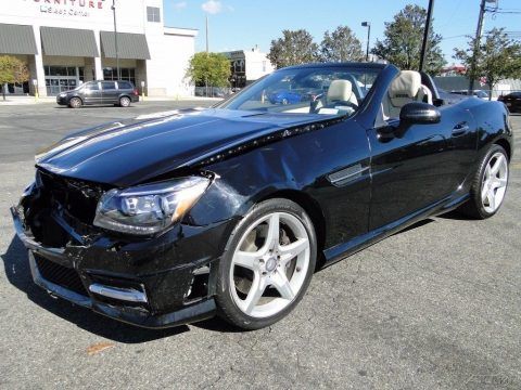 low miles 2012 Mercedes Benz SLK 250 repairable for sale