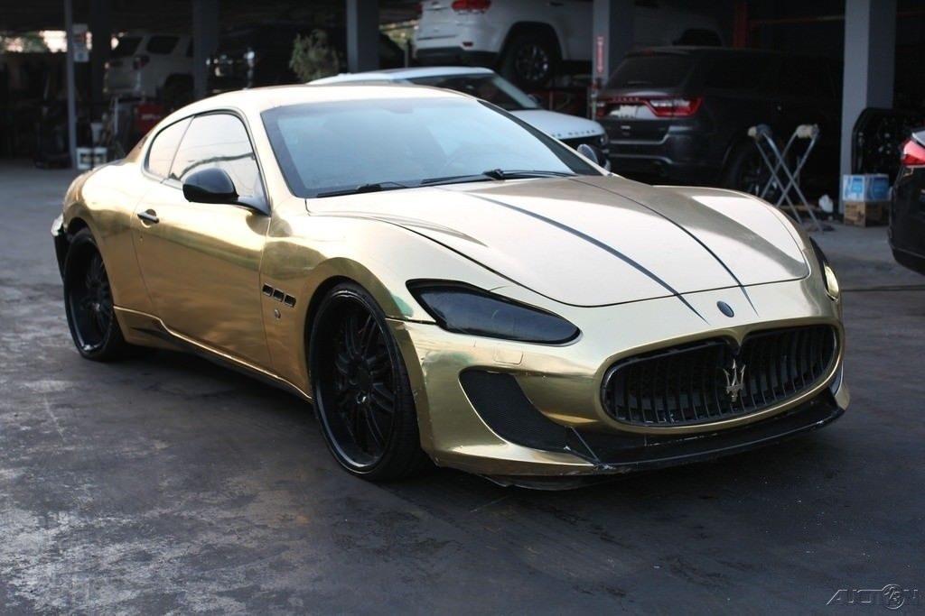 golden stallion 2008 Maserati Gran Turismo Base 2dr Coupe repairable