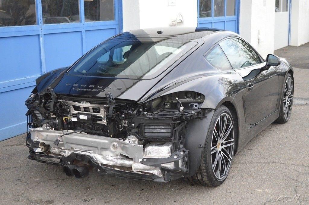low mileage 2016 Porsche Cayman GTS repairable