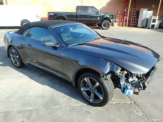 low miles 2016 Ford Mustang Conv V6 repairable