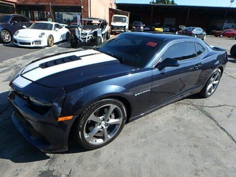 low miles 2014 Chevrolet Camaro SS Coupe Super Sport repairable for sale