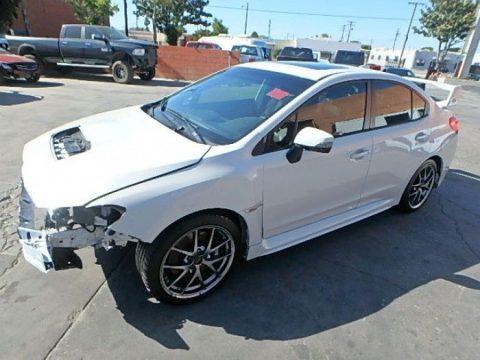 very low miles 2017 Subaru WRX STI Limited Repairable for sale