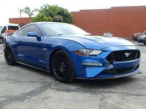 very low miles 2018 Ford Mustang GT repairable for sale