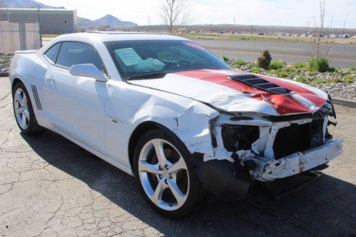 low miles 2015 Chevrolet Camaro SS Coupe repairable