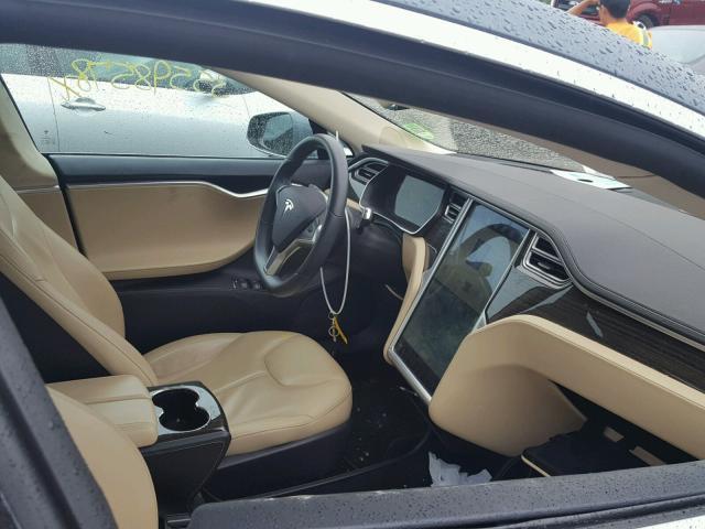 low miles 2014 Tesla Model S 85 repairable