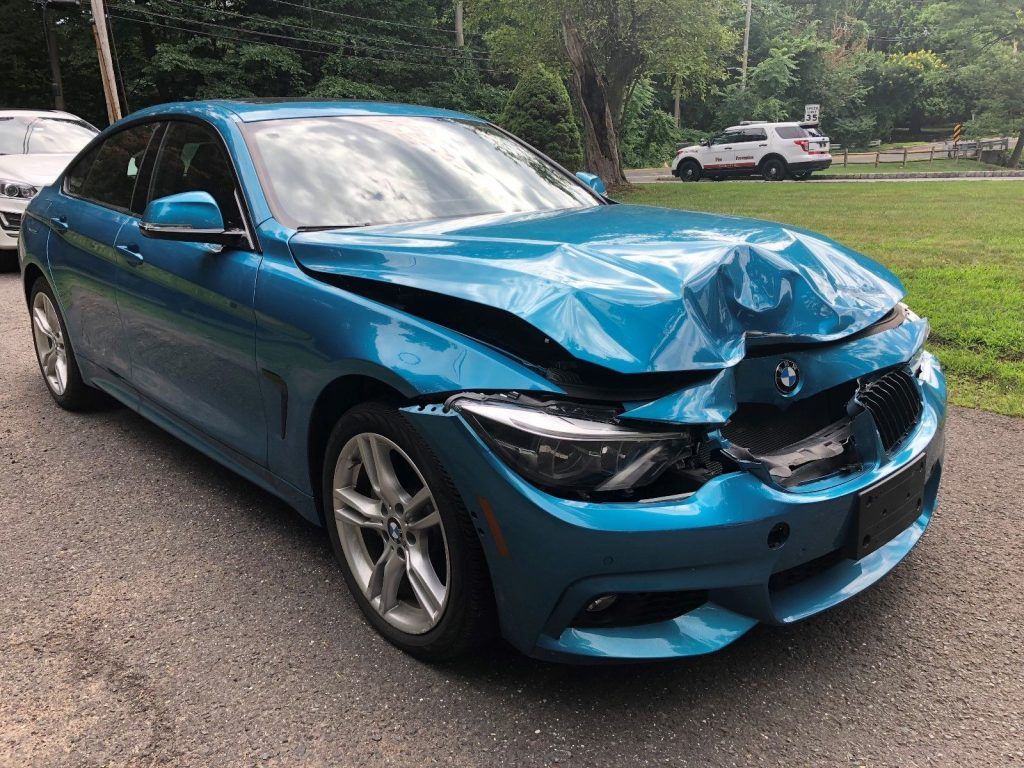 very low miles 2018 BMW 4 Series 430i repairable