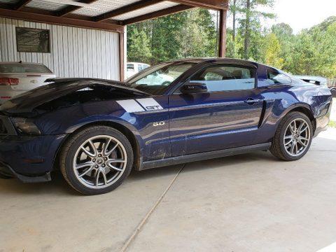 low miles engine 2011 Ford Mustang GT Coupe repairable for sale