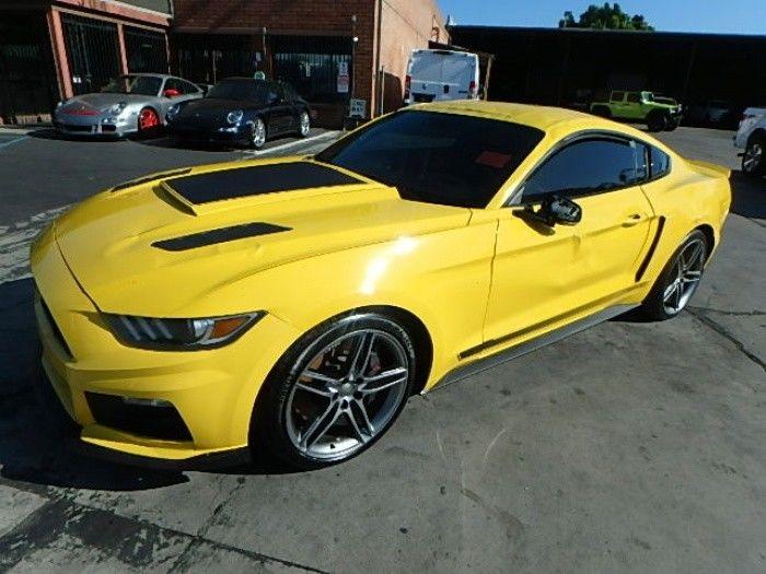 low miles 2015 Ford Mustang Roush GT RS2 repairable