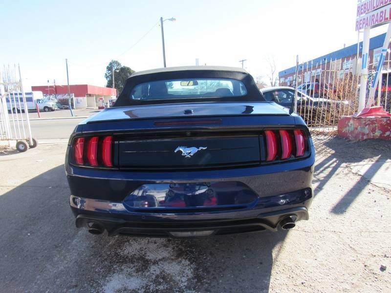 low miles 2019 Ford Mustang Ecoboost repairable