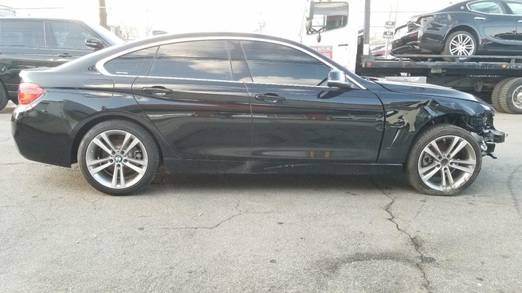 very low miles 2019 BMW 4 Series GRAN Coupe X DRIVE repairable
