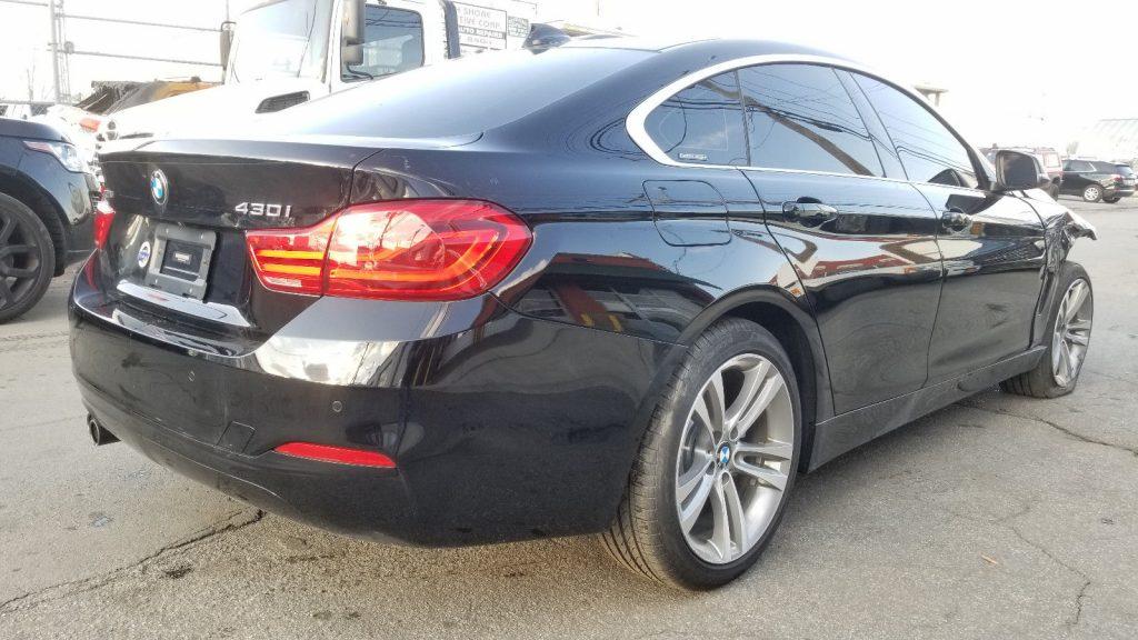 very low miles 2019 BMW 4 Series GRAN Coupe X DRIVE repairable