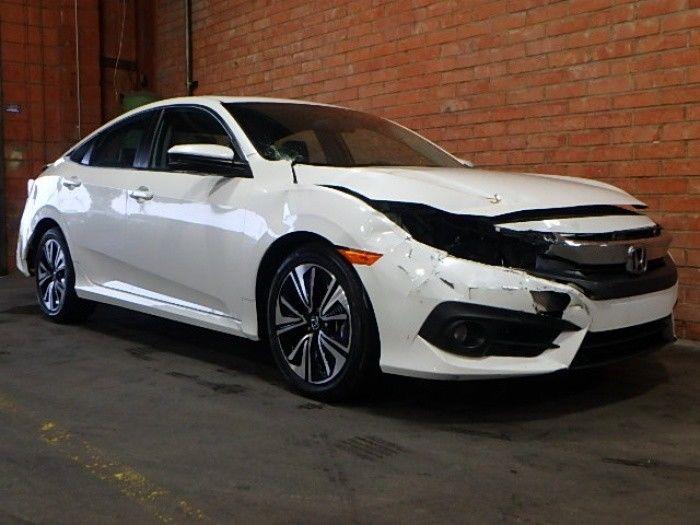 well equipped 2017 Honda Civic EX L repairable