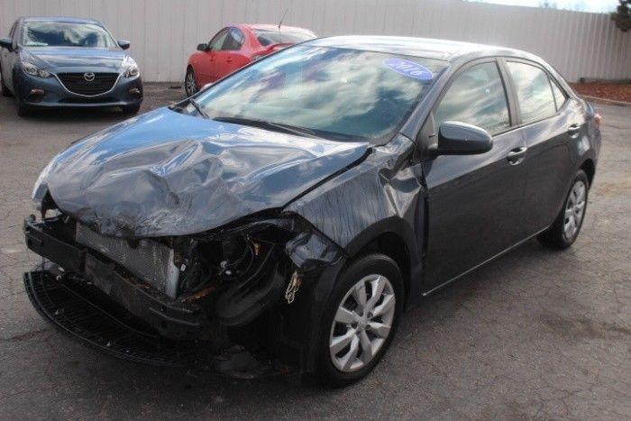 low miles 2016 Toyota Corolla LE repairable