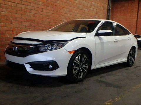 nicely equipped 2017 Honda Civic EX L Sedan Repairable for sale
