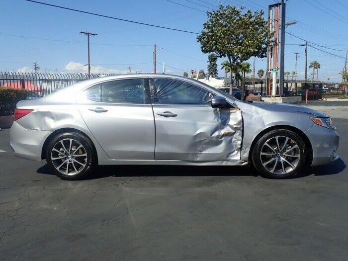 low miles 2018 Acura TLX 3.5L repairable