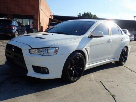 nicely equipped 2008 Mitsubishi Lancer Evolution GSR repairable for sale
