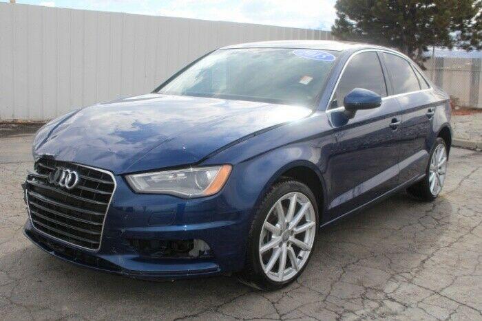 nicely equipped 2015 Audi A3 Quattro 2.0T Premium AWD repairable
