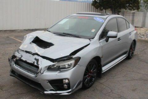 fast 2016 Subaru WRX Limited CVT AWD repairable for sale