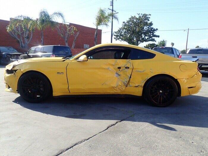 low miles 2015 Ford Mustang GT repairable