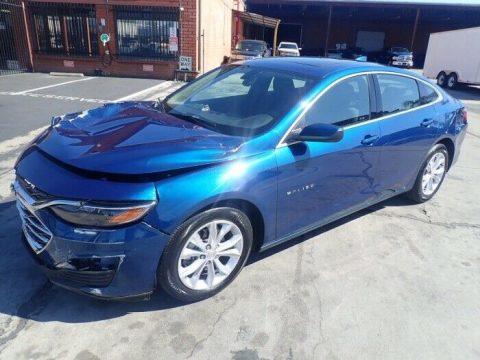very low miles 2019 Chevrolet Malibu LT repairable for sale