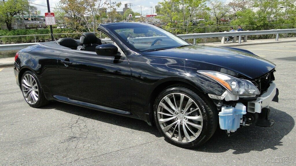 well equipped 2013 Infiniti G37 G37 Sport Convertible 3.7L V6 repairable