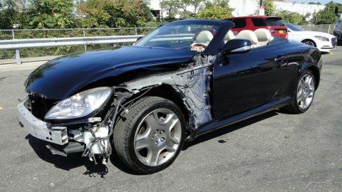 front damage 2009 Lexus SC 4.3L V8 Automatic 6 Speed repairable for sale