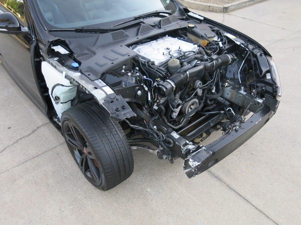 fully loaded 2014 Jaguar XJ XJR repairable