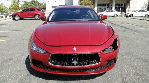 light damage 2016 Maserati Ghibli 3.0L V6 Twin Turbocharger repairable for sale