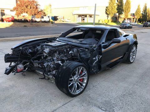well equipped 2017 Chevrolet Corvette Z06 repairable for sale