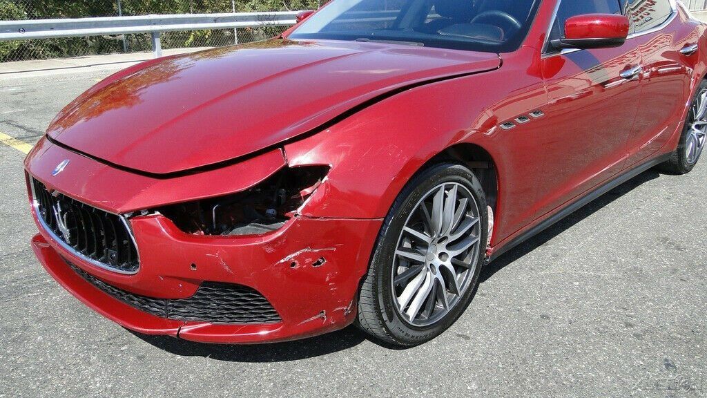 light damage 2016 Maserati Ghibli 3.0L V6 Twin Turbocharger repairable