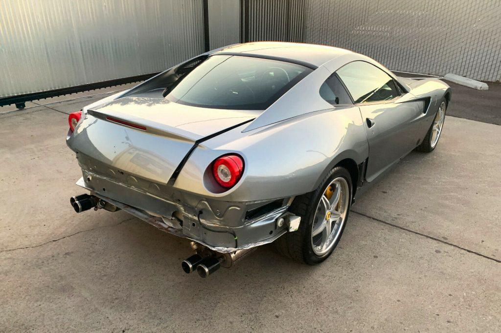 loaded 2010 Ferrari 599 GTB Fiorano F1 repairable